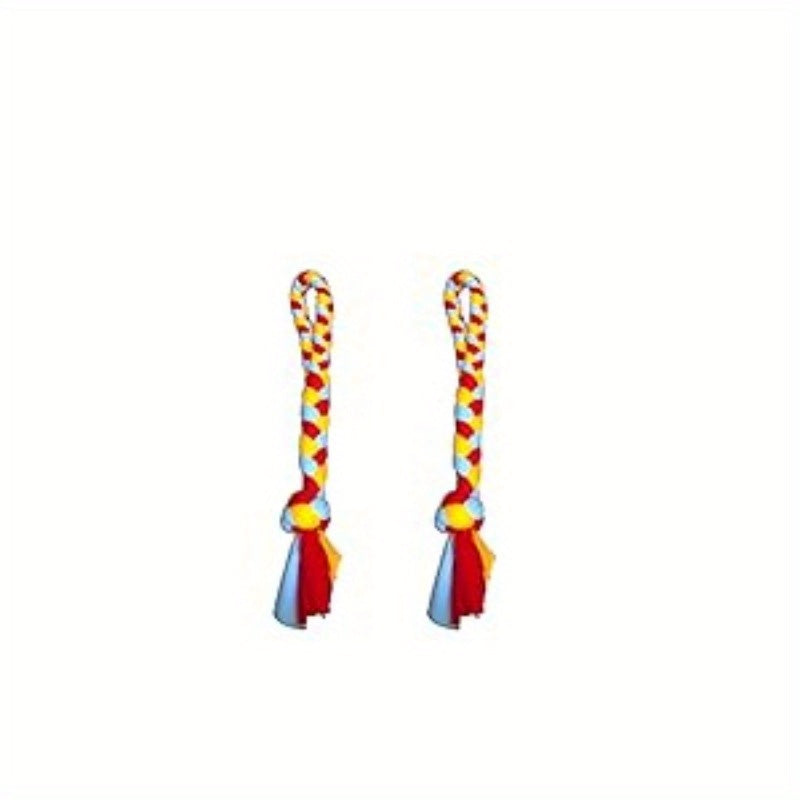 Interactive Flirt Pole Dog Toy Durable Teaser Wand Tassel