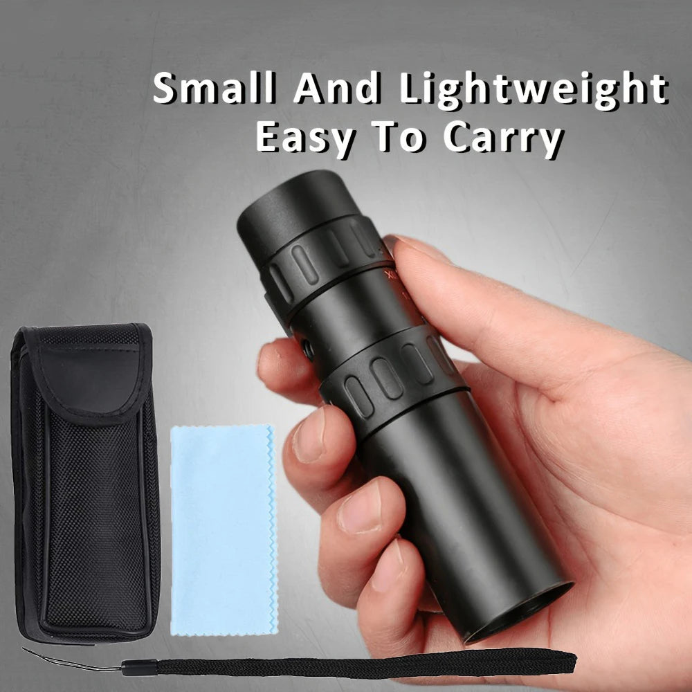 Manual Focus Rubber Monocular Telescope For Birdwatching