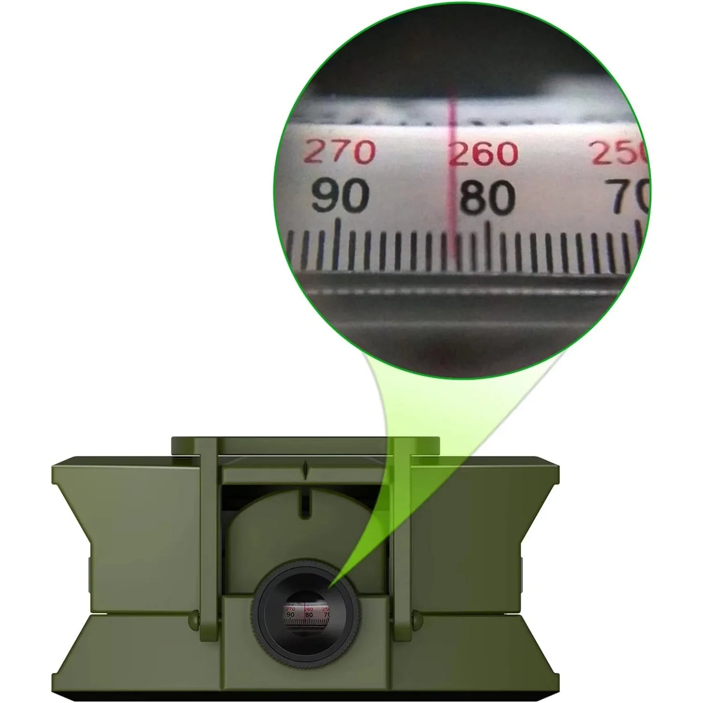 Lensatic Compass Metal Waterproof IP65 Sighting Clinometer