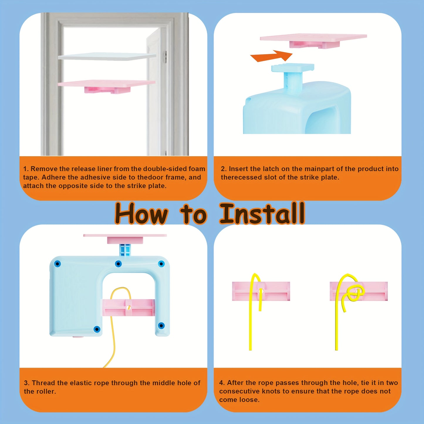 2025 Cat Yo Yo With Pendants Smart Retractable Hanging Toy For Cats Replaceable Tail And Easy Door Installation