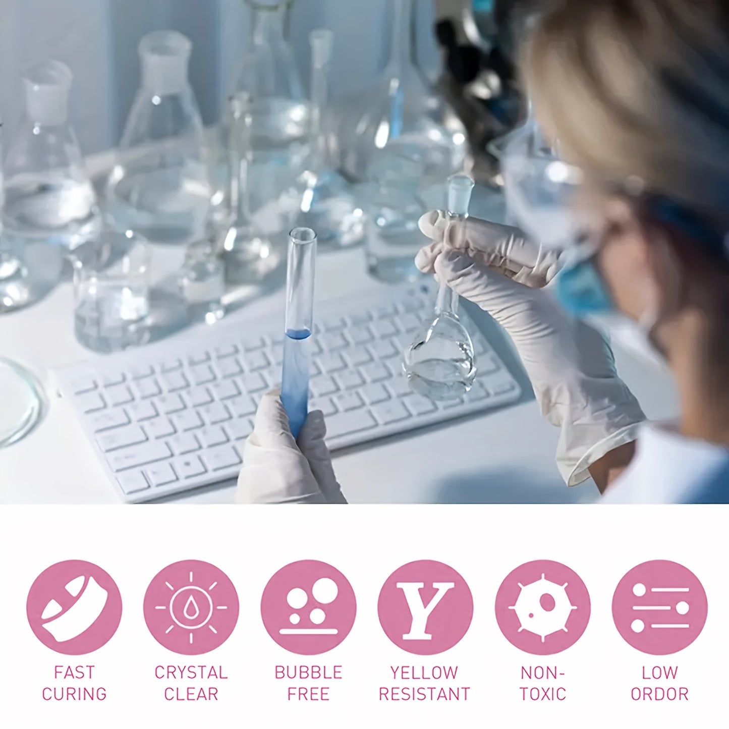 76pcs Complete Resin Jewelry Making Kit with 76-Cut-Ready Accessories (Molds, Charms, Beads, Glitter) & Instructions - DIY Craft Set for Beginners & Experts to Create Necklaces, Bracelets, Keychains, Earrings & Pendants - All