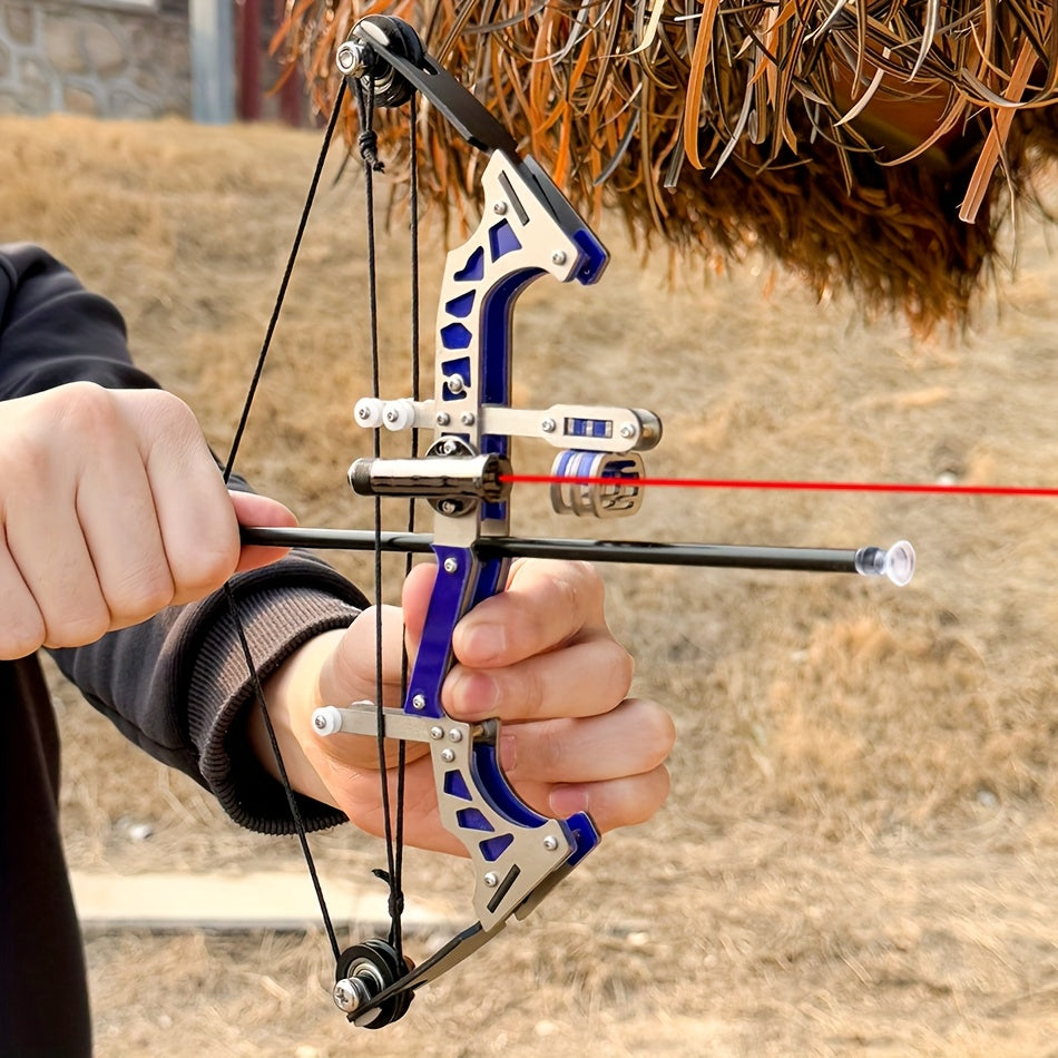 Compact Power Stainless Steel Mini Bow Kit For Archery Practice