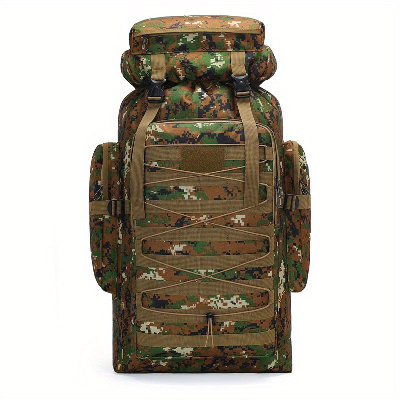 Camouflage Waterproof Travel Backpack For Hiking Outdoors