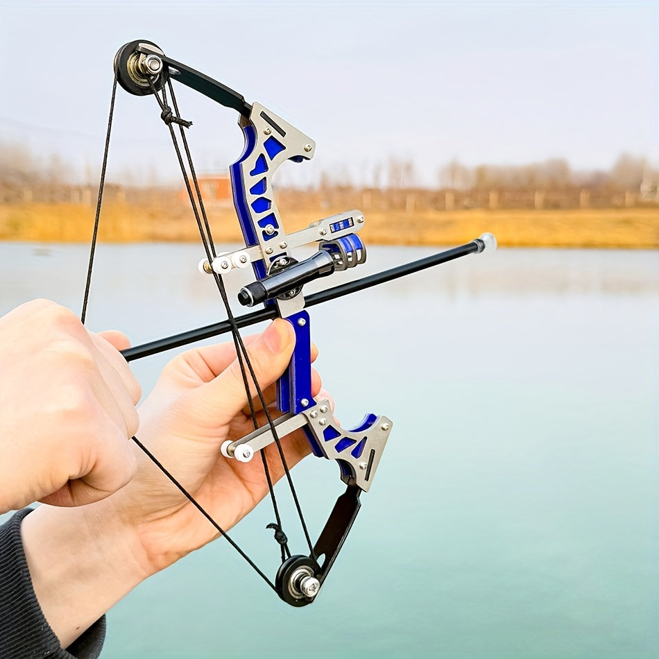 Compact Power Stainless Steel Mini Bow Kit For Archery Practice