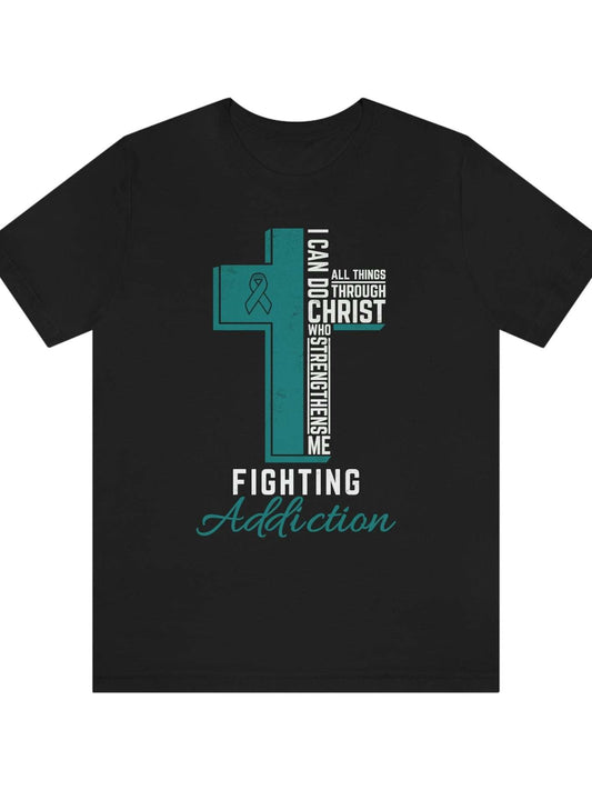 Fighting Addiction Recovery Shirt AA Hoodie Sweatshirt Tee