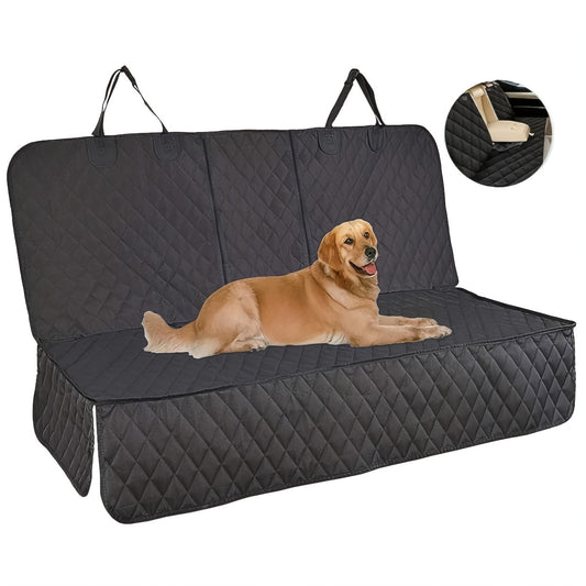 Waterproof Back Seat Cover For Cars Trucks And SUVs Split Bench Non Slip Washable Armrest Compatible Car Seat Protector