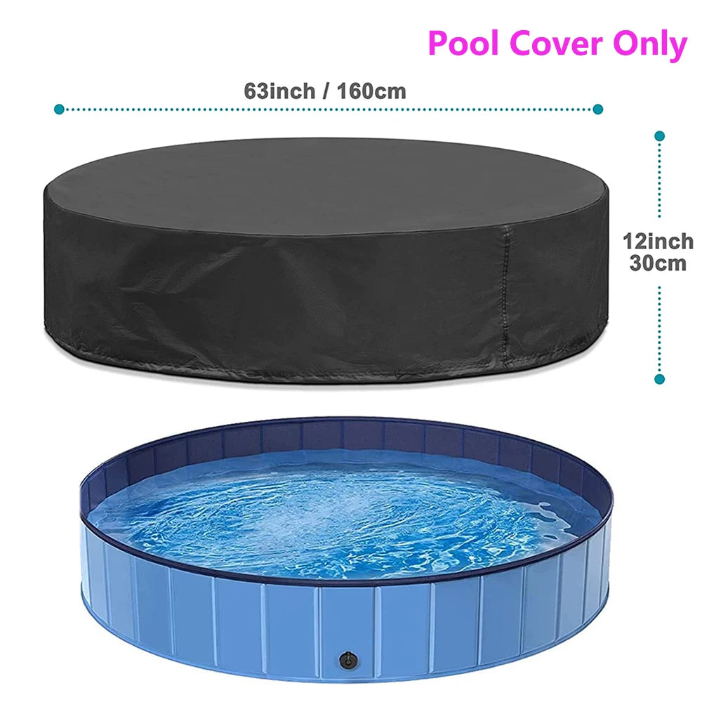 Dog Swimming Pool Portable Plastic Grooming Tub Bathing Pool for Large Dogs Durable Scratch Resistant Foldable Design