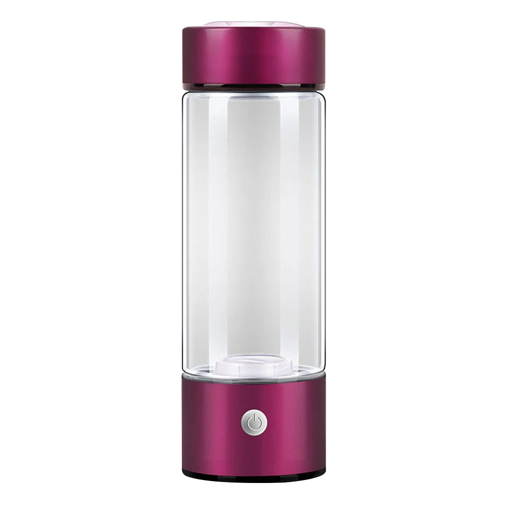 420ml Hydrogen Water Bottle USB Rechargeable Electric Hydrogen Rich Water Generator Portable Antioxidant Lonizer