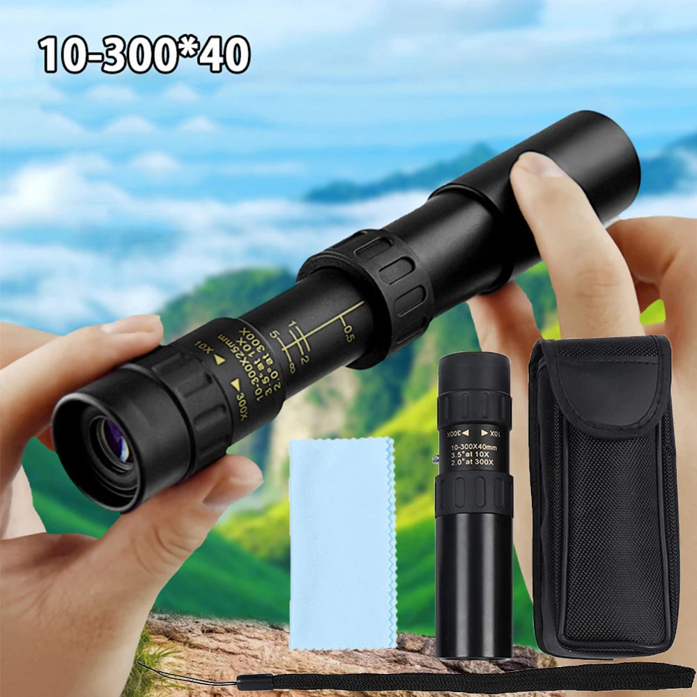 Manual Focus Rubber Monocular Telescope For Birdwatching