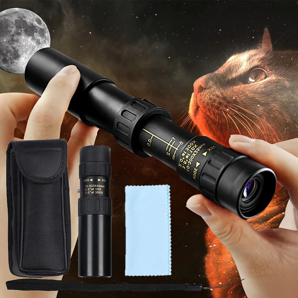 Manual Focus Rubber Monocular Telescope For Birdwatching