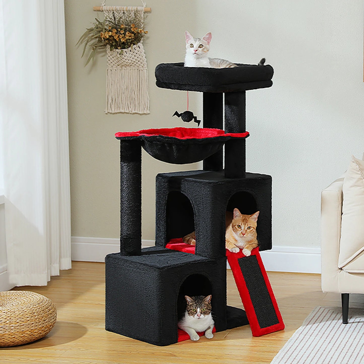 Large Cat Tree Indoor Cats Multi Level Tower Sisal Pad
