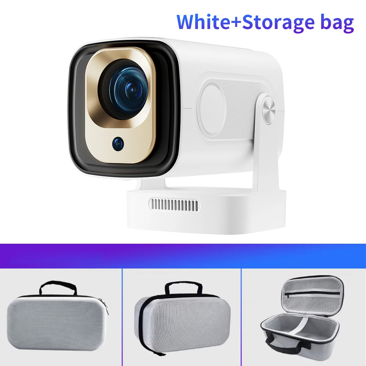 Magcubic HY310 Mini Projector Outdoor Movies Auto Focus 1080P 330 ANSI Android 11 WiFi 6 BT 5.4 4K Air Mouse Voice Remote