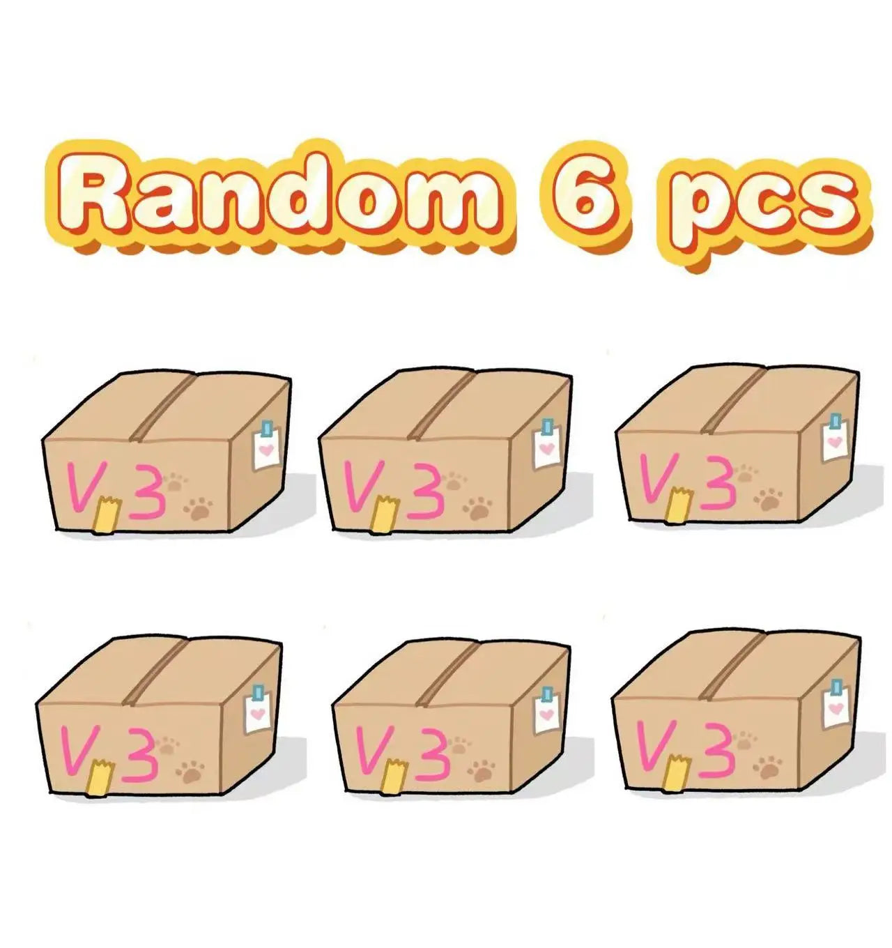 Lafufu V3 Blind Box Macaron Pendant Vinyl Doll Keychain