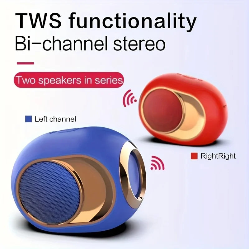 Portable Wireless Bluetooth Speaker Waterproof TWS Stereo Speaker 3D Bass with Hands Free Call