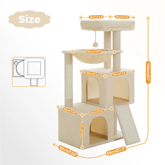 Large Cat Tree Indoor Cats Multi Level Tower Sisal Pad