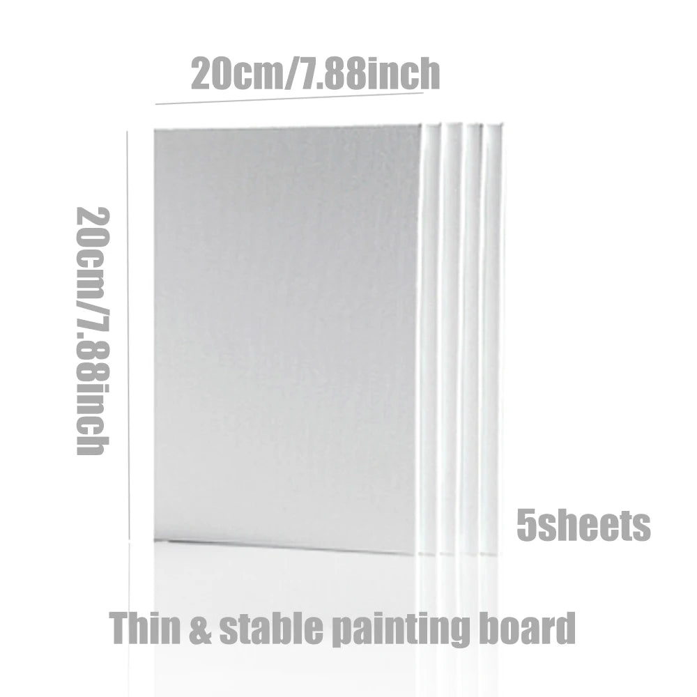 Ginflash 24 Colors Acrylic Paints Set 12ML Tubes For Art