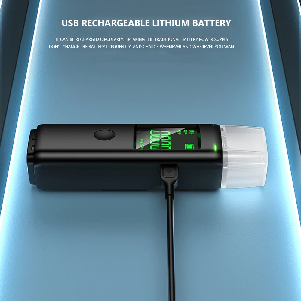 Rechargeable Portable Breath Alcohol Tester High Accuracy