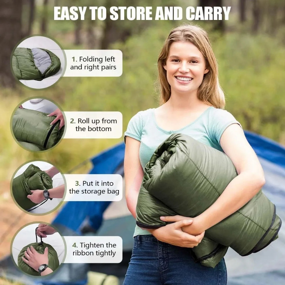 Portable Waterproof Camping Sleeping Bag All Season