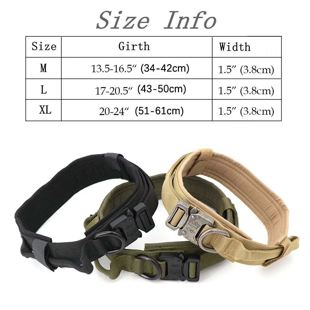Large Dog Harness and Leash Set for German Shepherd and Malinois Training Walking Vest and Collar for Medium Large Dogs