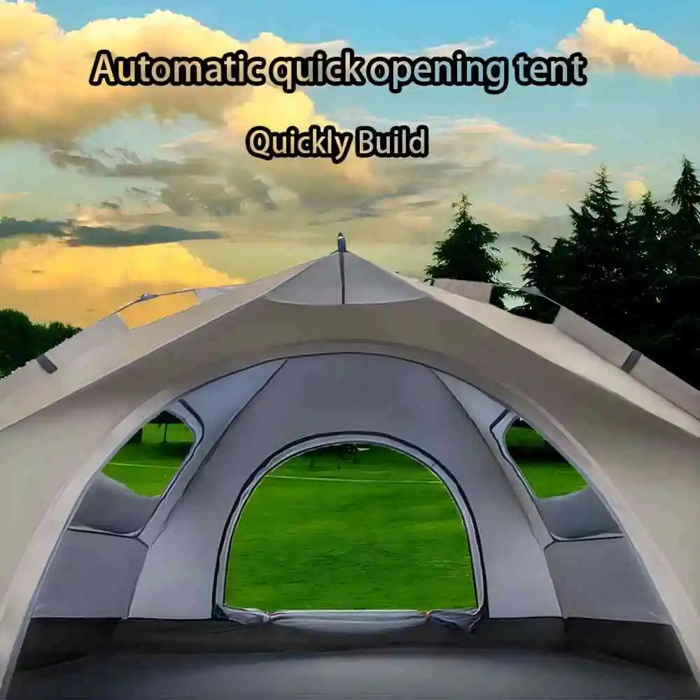 Pakicetus 4 Person Waterproof Camping Tent Auto Opening