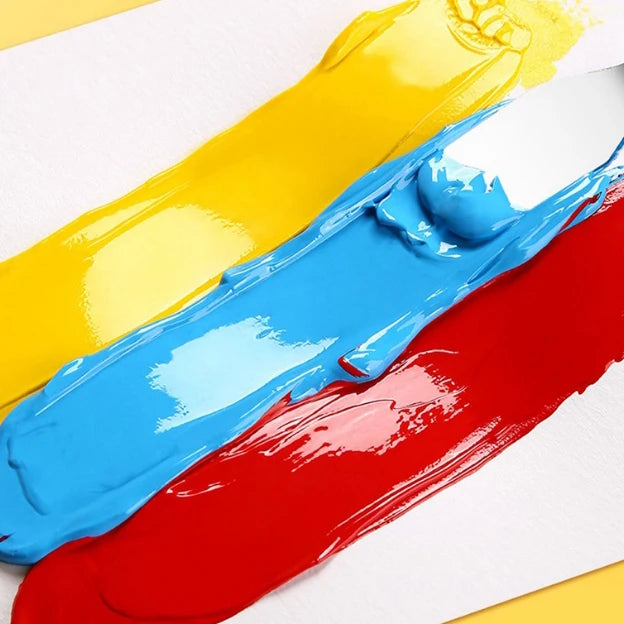 Ginflash 24 Colors Acrylic Paints Set 12ML Tubes For Art