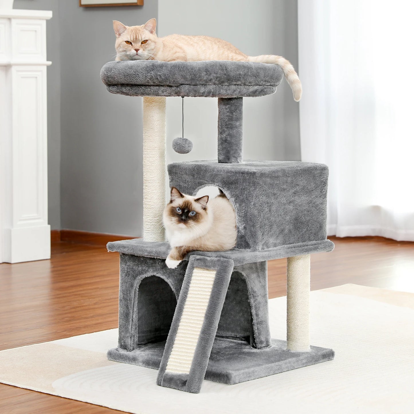 Large Cat Tree Indoor Cats Multi Level Tower Sisal Pad