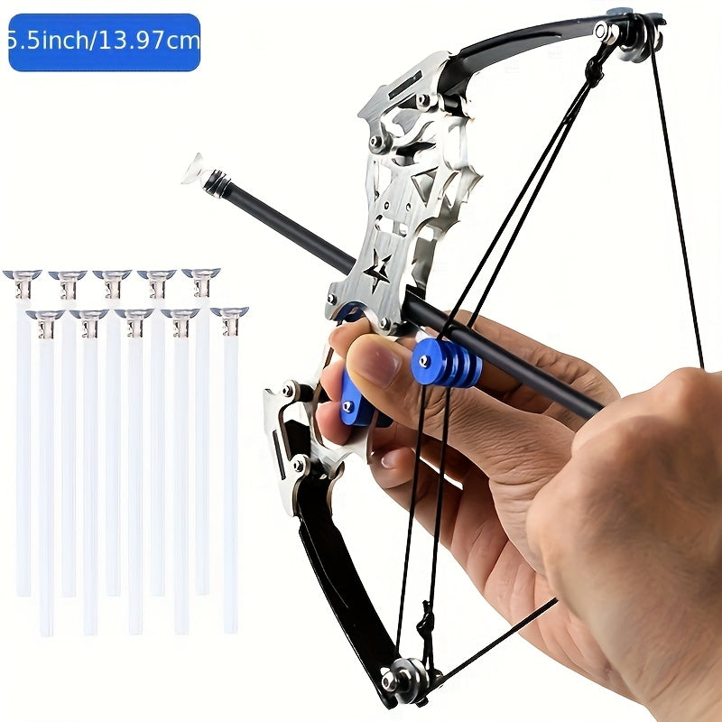 Compact Power Stainless Steel Mini Bow Kit For Archery Practice