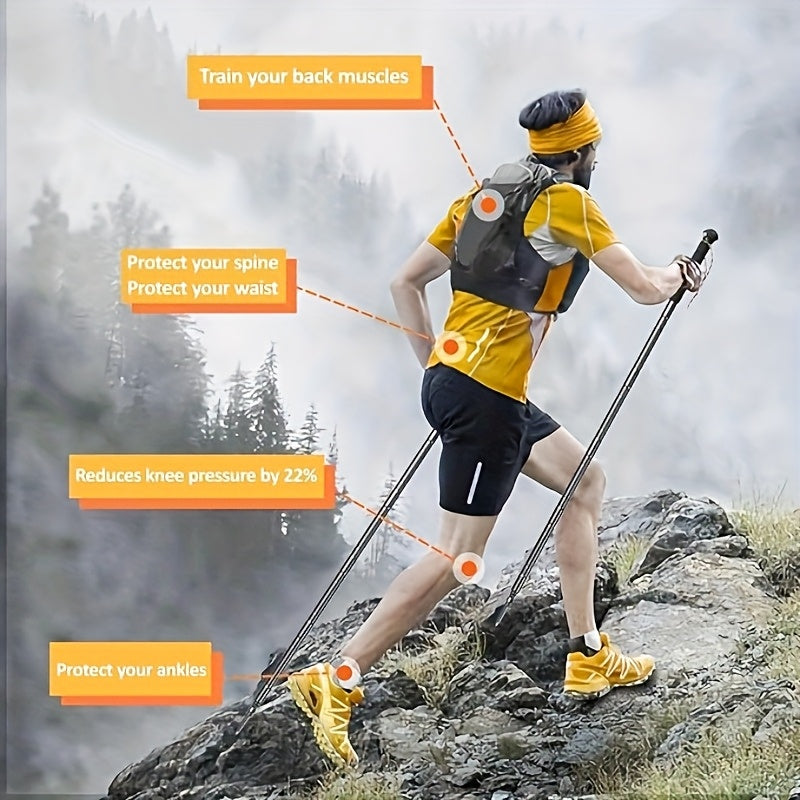 Lightweight Detachable Hiking Pole With Foldable Stick