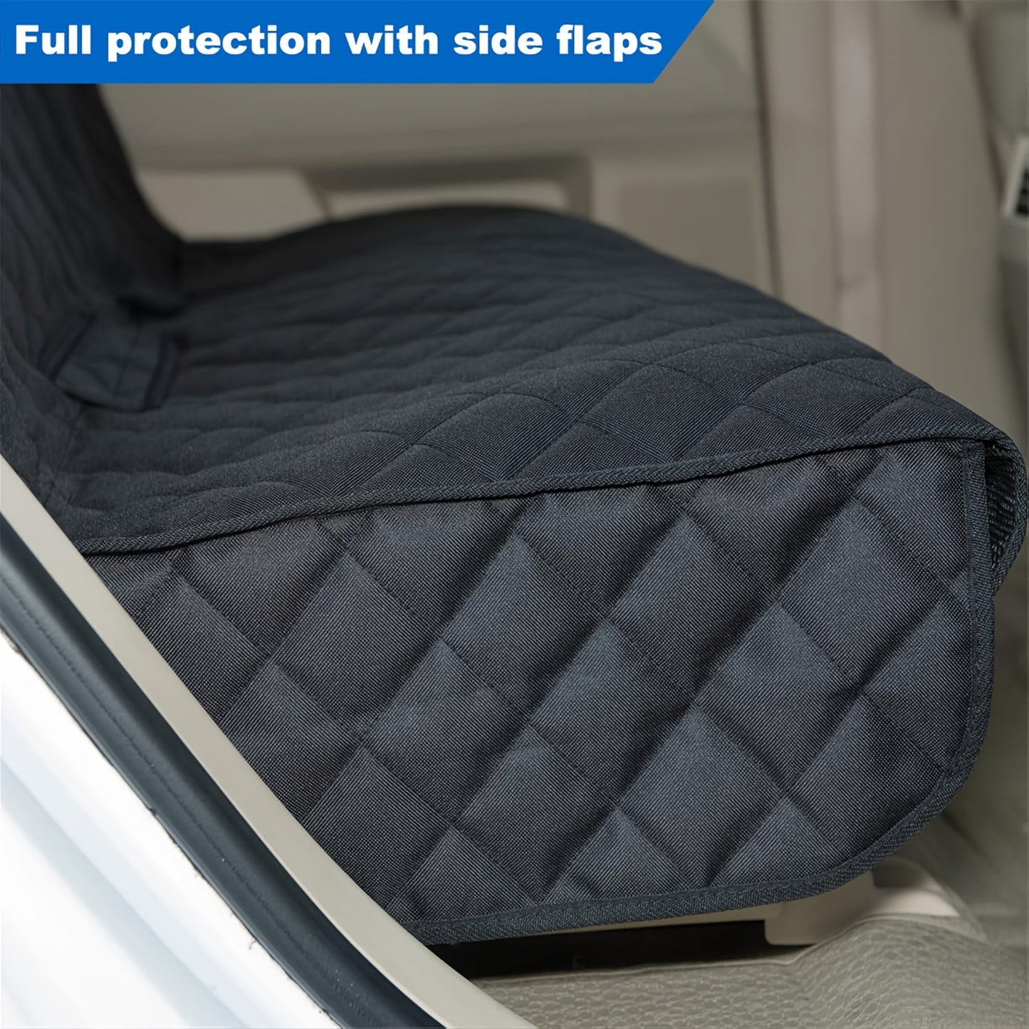 Waterproof Back Seat Cover For Cars Trucks And SUVs Split Bench Non Slip Washable Armrest Compatible Car Seat Protector